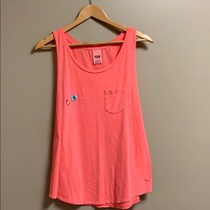 PINK Victoria’s Secret reworked sheer tank